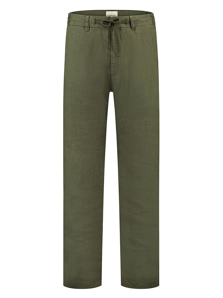 Nohavice DSTREZZED Khaki 7528972 Leinen-Chino in Khaki - 6