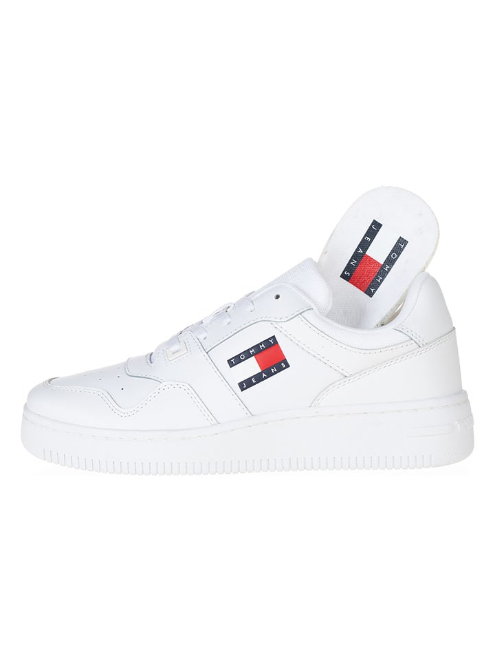 Tenisky Tommy Hilfiger Shoes Weiß 663023 Leder-Sneakers in Weiß - 6