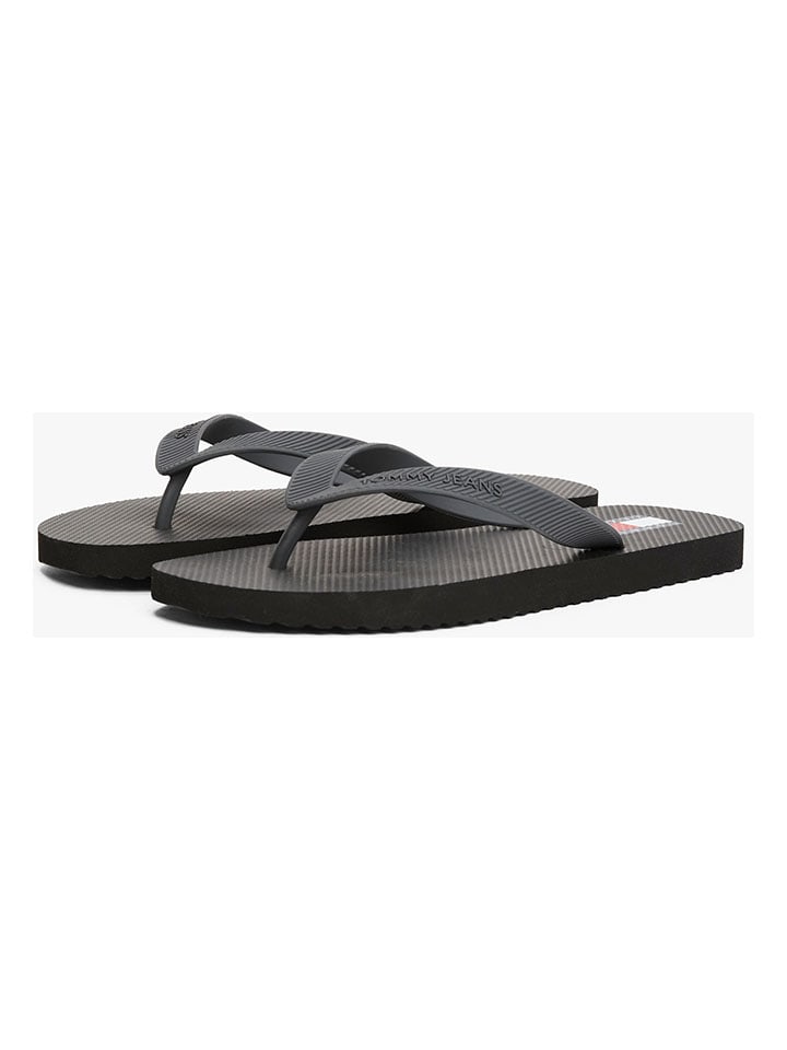 Tommy Hilfiger Shoes Schwarz 1268115 Zehentrenner in Schwarz - 1