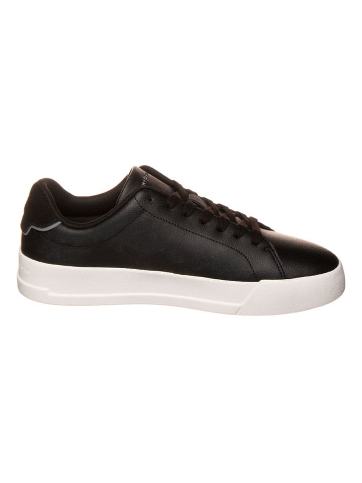 Tenisky Tommy Hilfiger Shoes Schwarz 1410811 Leder-Sneakers in Schwarz - 2