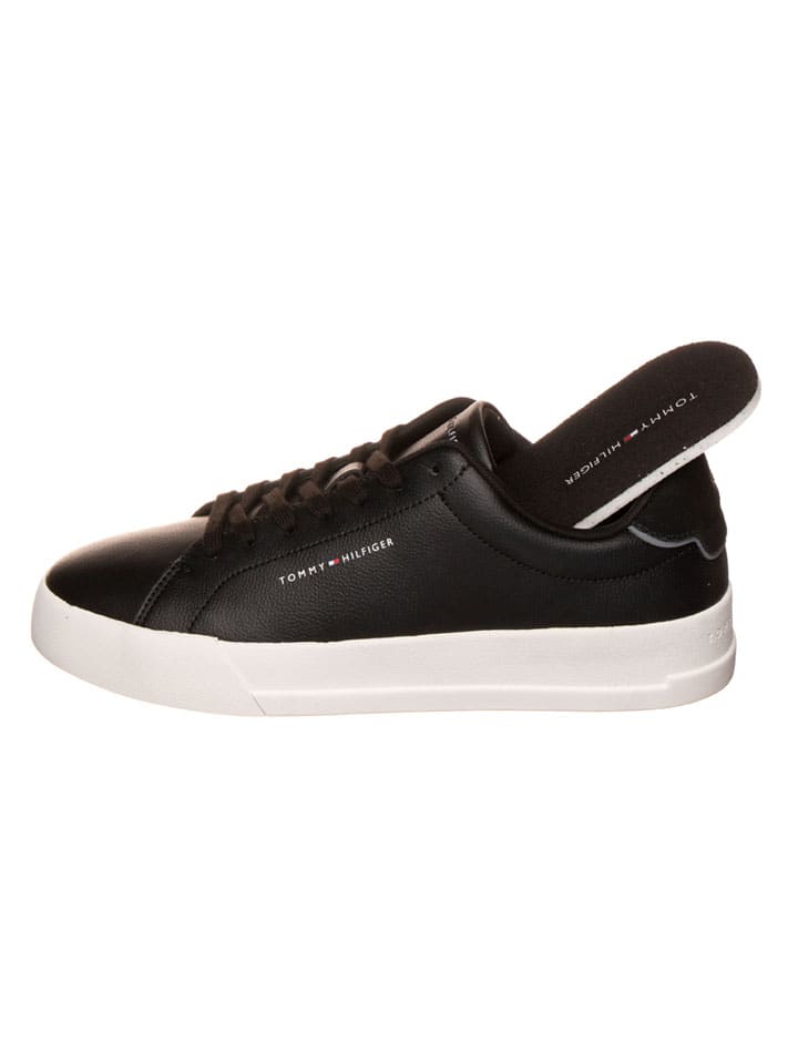 Tenisky Tommy Hilfiger Shoes Schwarz 1410811 Leder-Sneakers in Schwarz - 6