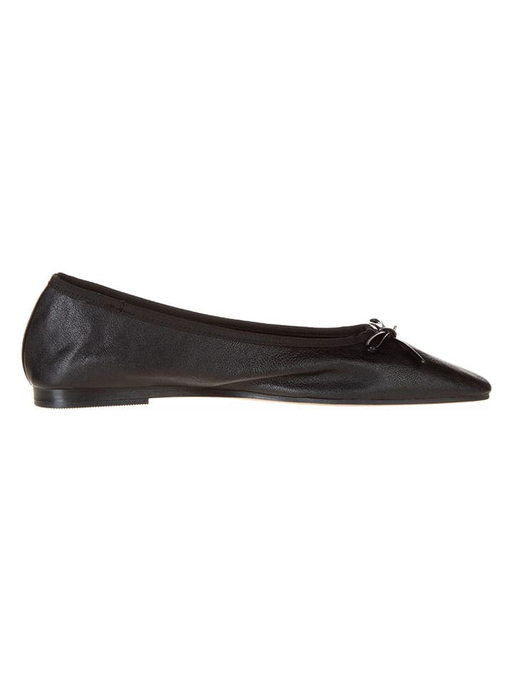 Tommy Hilfiger Shoes Schwarz 620585 Leder-Ballerinas in Schwarz - 2