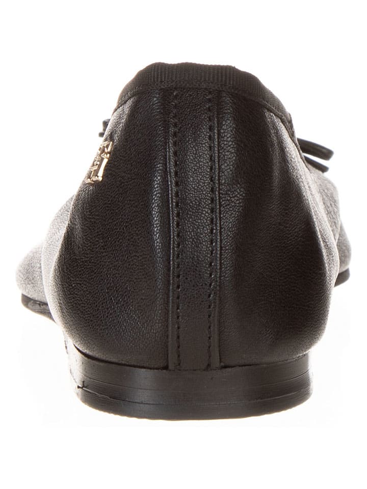 Tommy Hilfiger Shoes Schwarz 620585 Leder-Ballerinas in Schwarz - 3