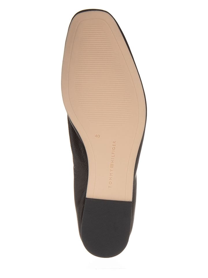 Tommy Hilfiger Shoes Schwarz 620585 Leder-Ballerinas in Schwarz - 5