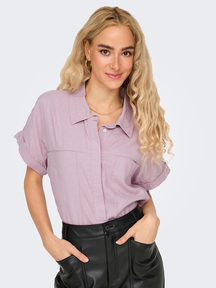 ONLY Lila 981692 Bluse in Lila - 5