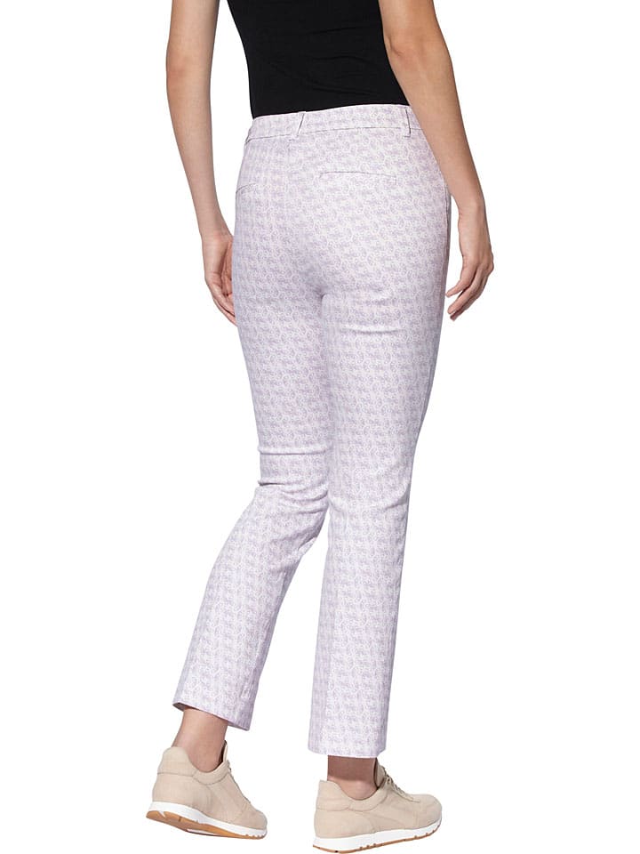 Nohavice Heine Weiß/ Lila 949388 Chino in Weiß/ Lila - 3