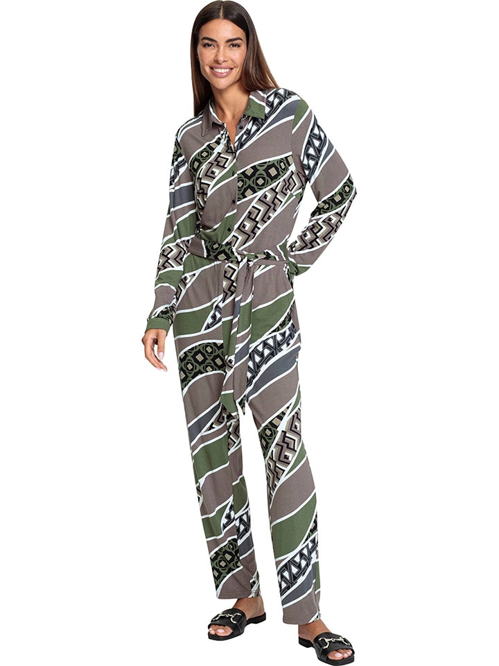 Heine Grau/ Grün 2465659 Jumpsuit in Grau/ Grün - 2