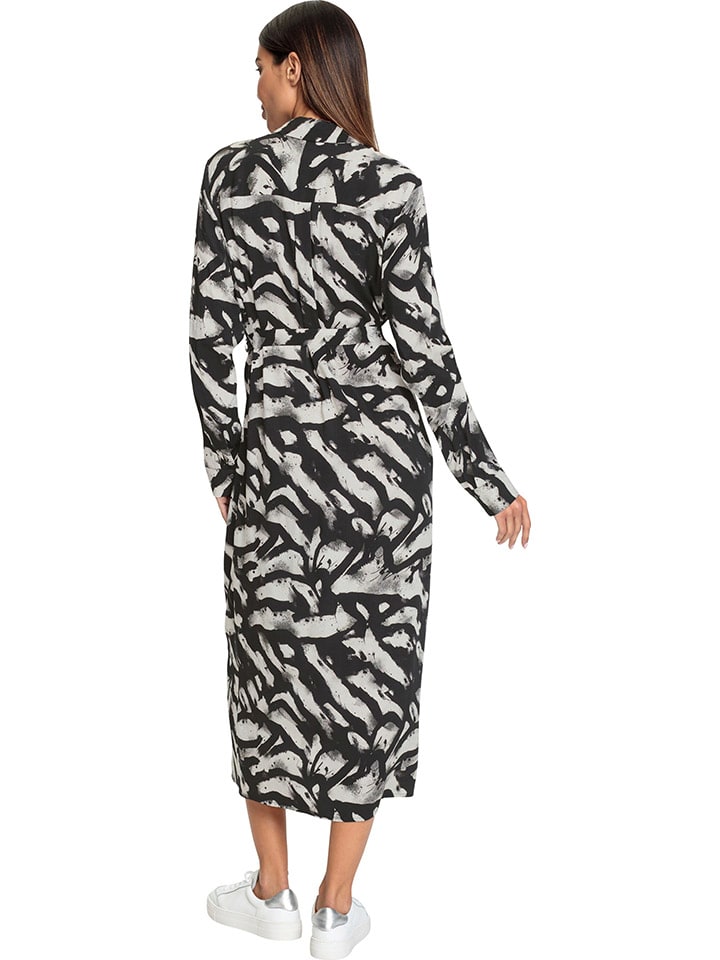 Šaty Heine Grau/ Schwarz 4298261 Kleid in Grau/ Schwarz - 2