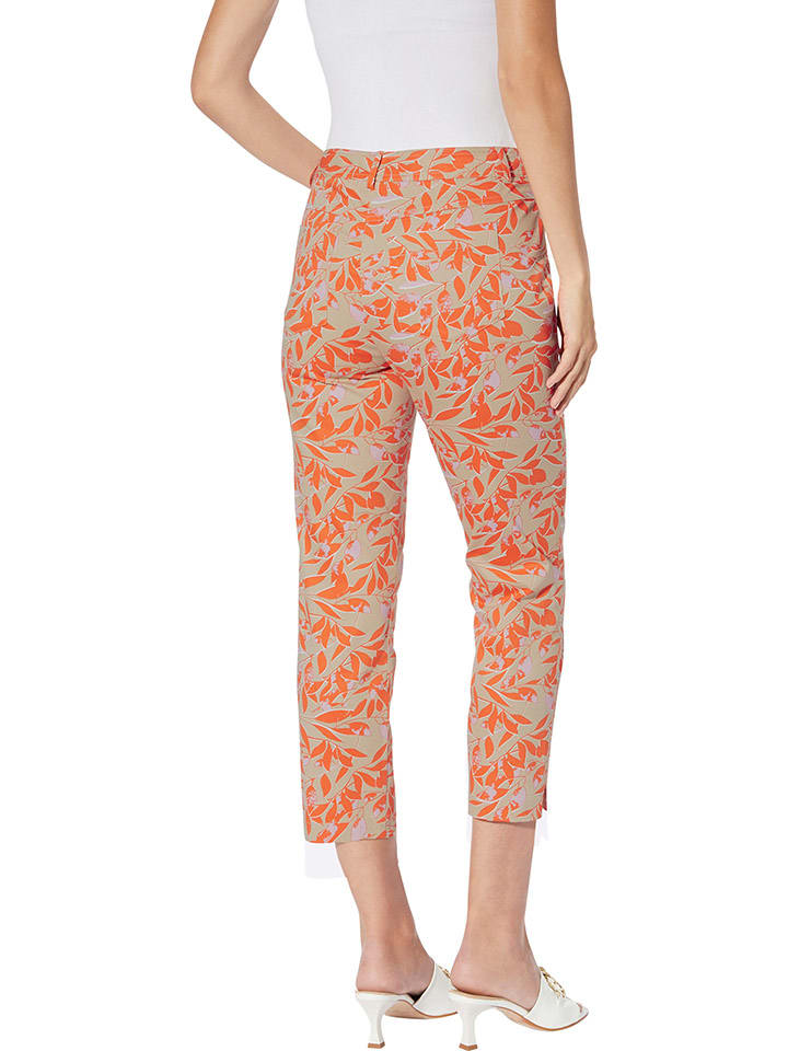Nohavice Heine Beige/ Orange 7285277 Hose in Beige/ Orange - 3