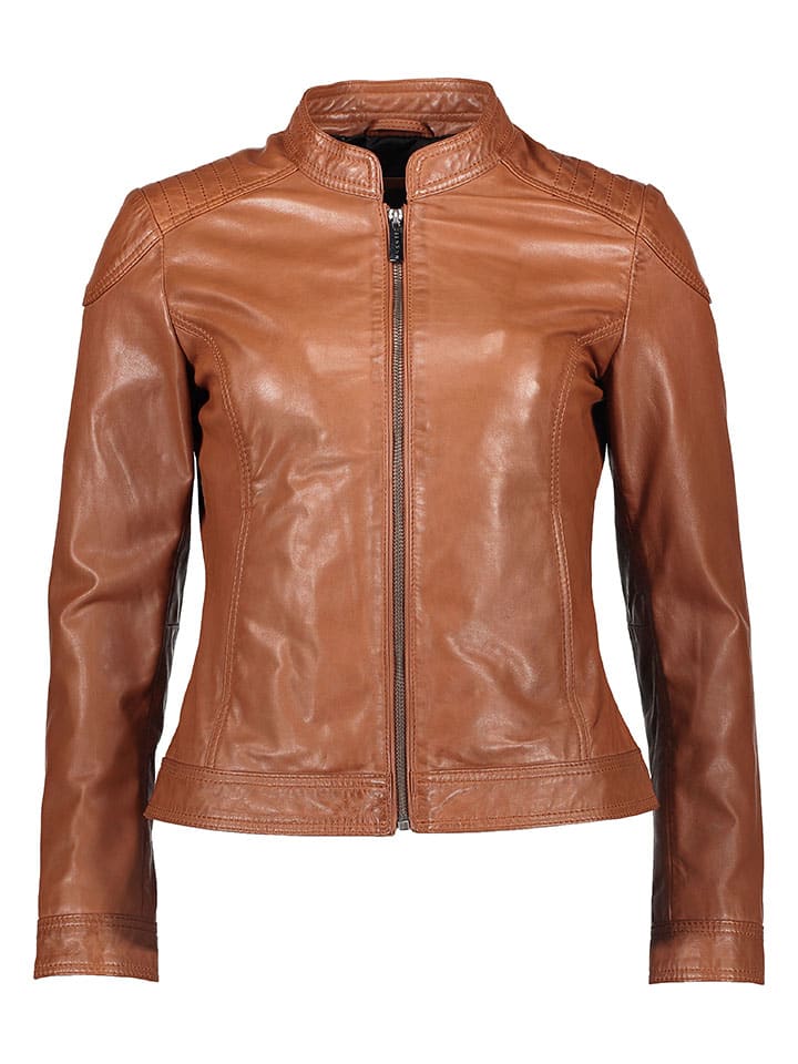 Bunda Bugatti Hellbraun 3546599 Lederjacke in Hellbraun - 1