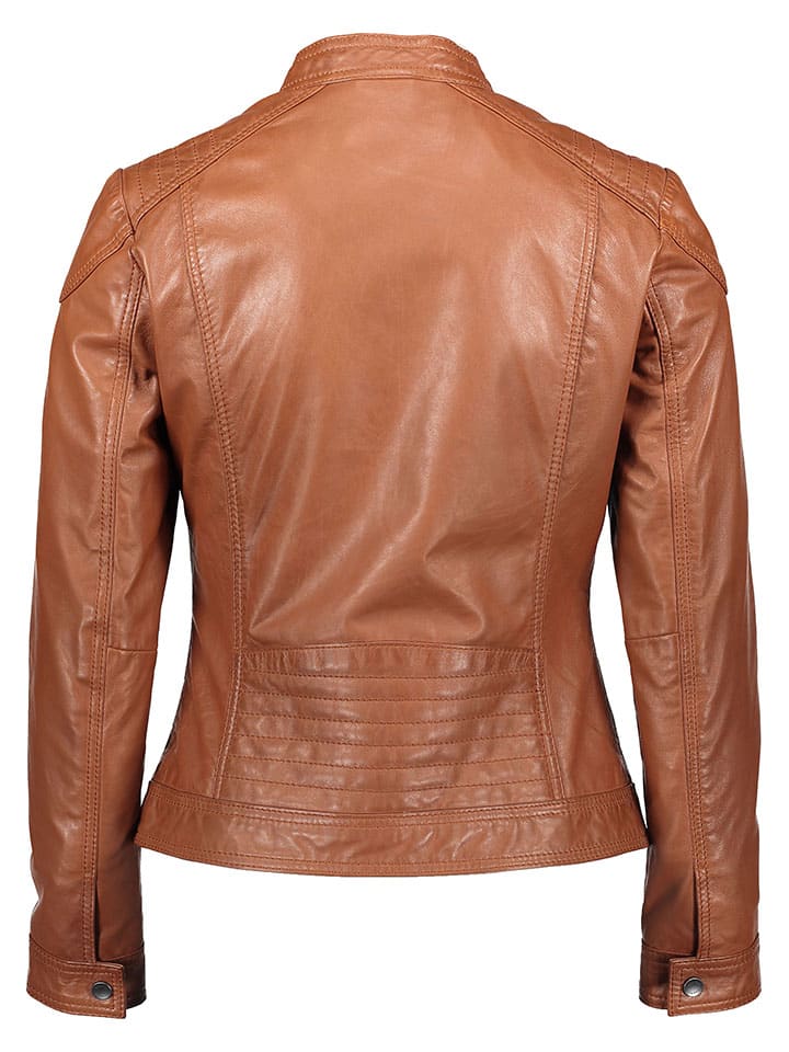 Bunda Bugatti Hellbraun 3546599 Lederjacke in Hellbraun - 2