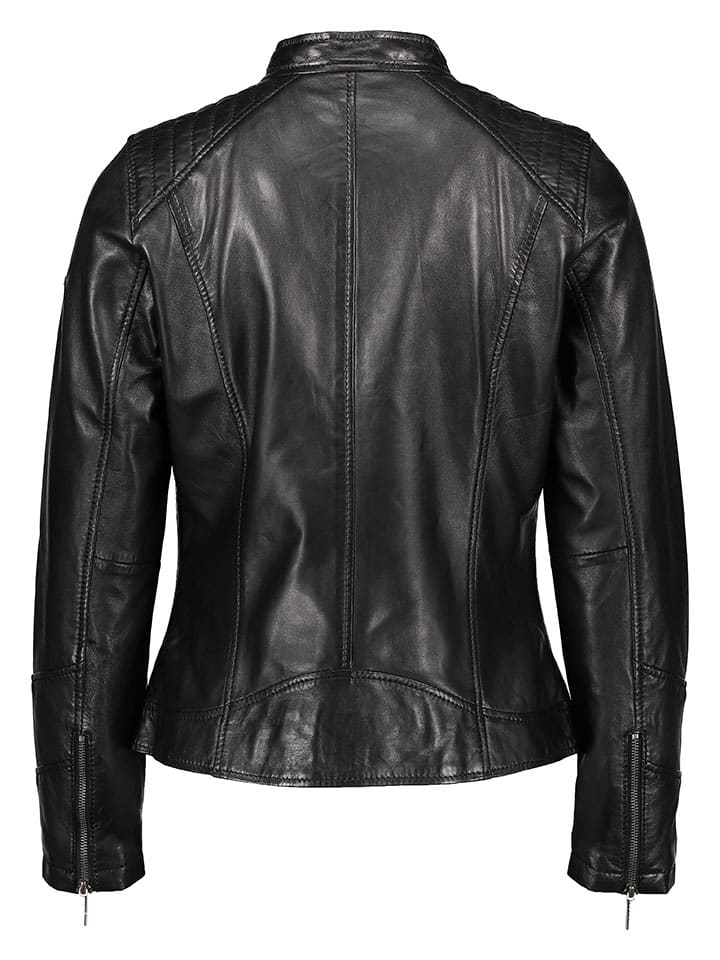 Bunda Bugatti Schwarz 9567114 Lederjacke in Schwarz - 2