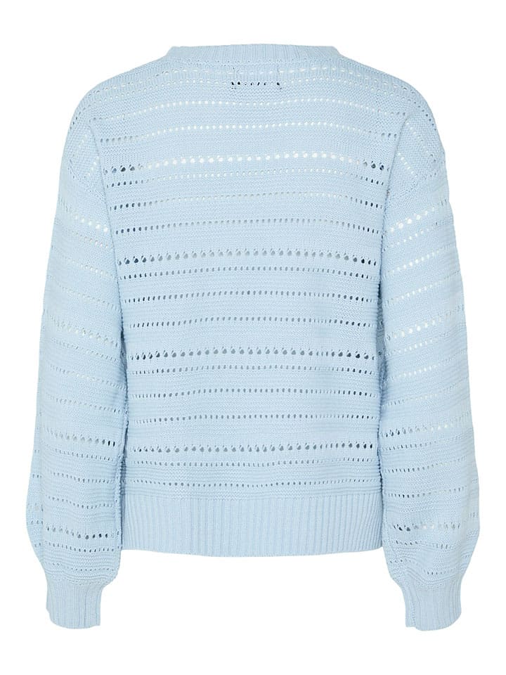 Pieces Hellblau 7696858 Pullover "Molly" in Hellblau - 2