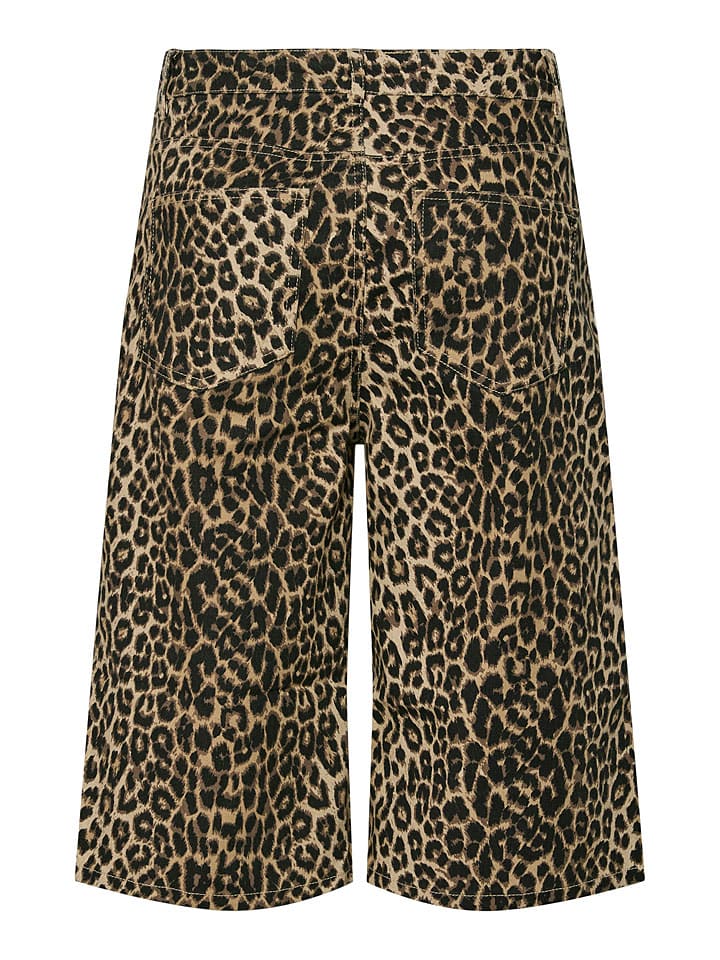 Kraťasy Pieces Braun/ Beige 2888918 Bermudas "Salume" in Braun/ Beige - 6