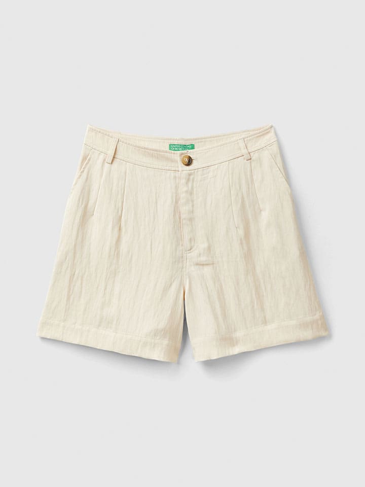 Kraťasy Benetton Beige 186142 Shorts in Beige - 4