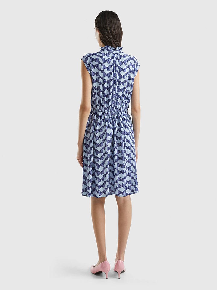 Šaty Benetton Hellblau/ Blau 5460297 Kleid in Hellblau/ Blau - 3