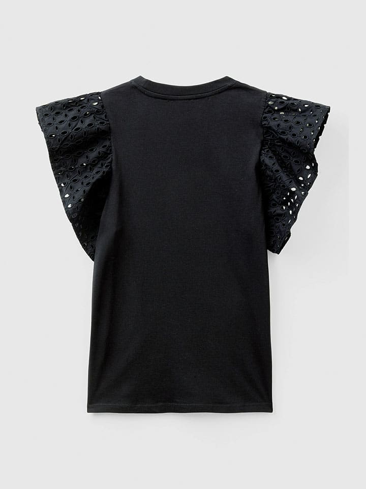 Benetton Schwarz 6365796 Bluse in Schwarz - 4