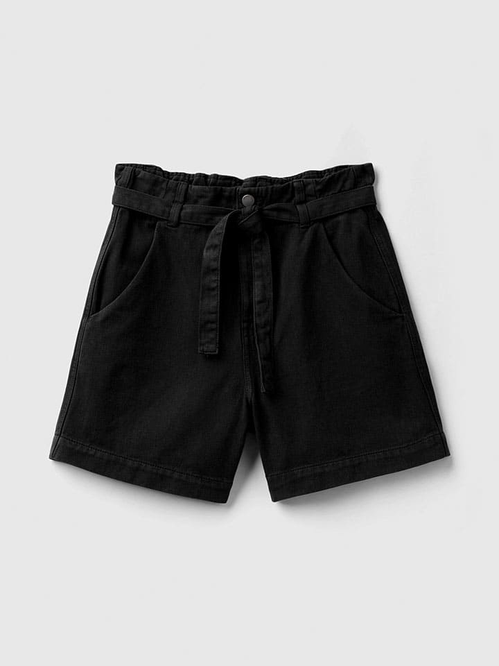 Kraťasy Benetton Schwarz 423874 Jeans-Shorts in Schwarz - 4