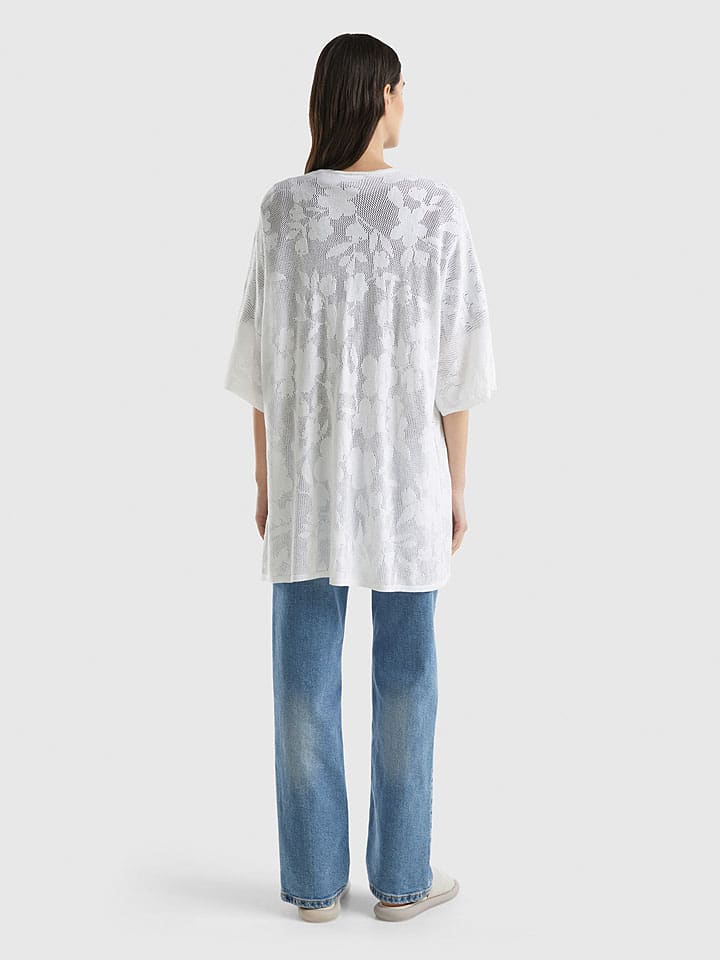 Benetton Weiß 3095766 Cardigan in Weiß - 3