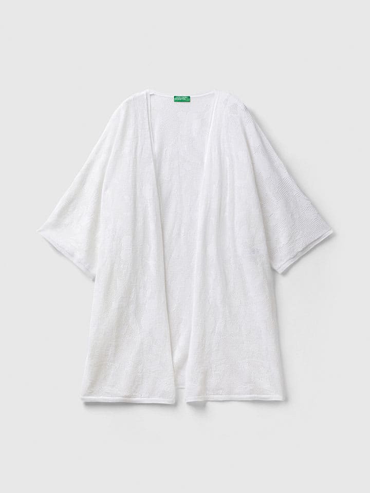 Benetton Weiß 3095766 Cardigan in Weiß - 4