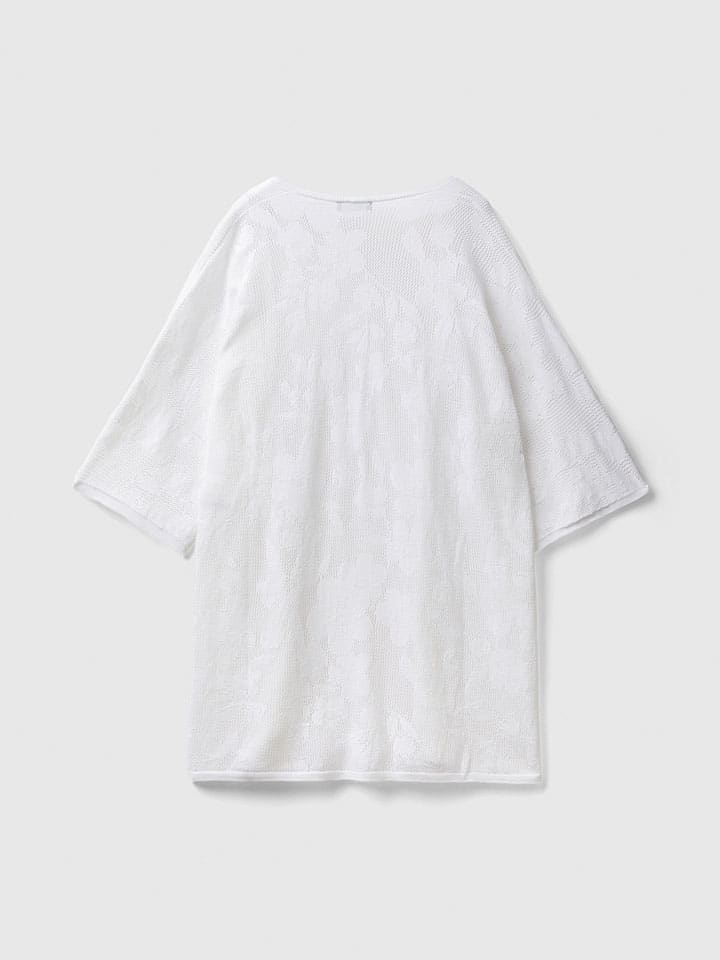 Benetton Weiß 3095766 Cardigan in Weiß - 5