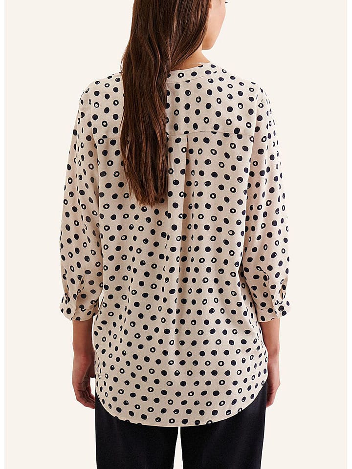 Seidensticker Creme/ Schwarz 7048187 Bluse in Creme/ Schwarz - 2