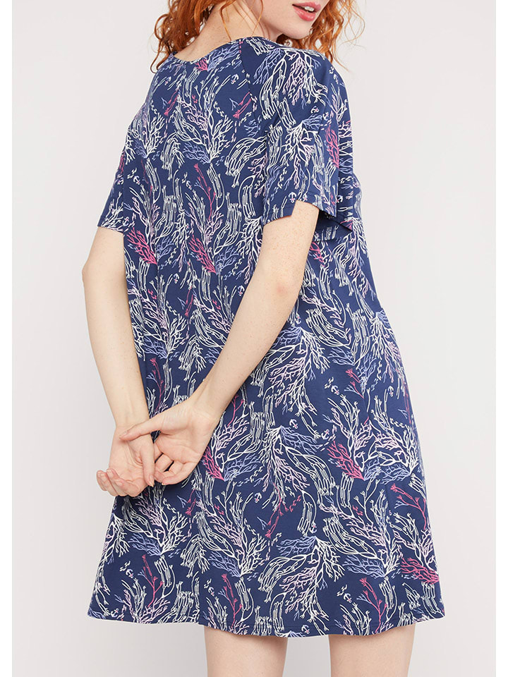 Šaty Blutsgeschwister Dunkelblau 6938902 Kleid "Fly Little Bird" in Dunkelblau - 2
