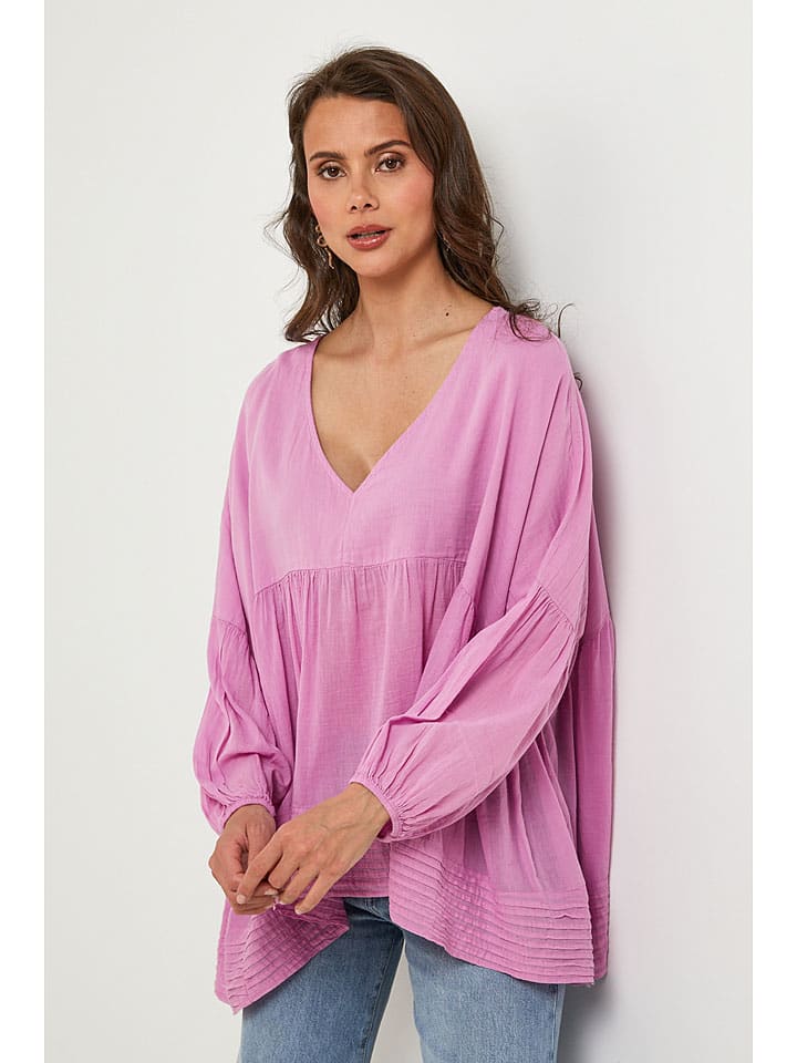 Lin Passion Rosa 948399 Bluse in Rosa - 2