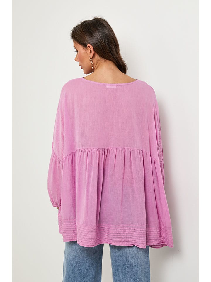 Lin Passion Rosa 948399 Bluse in Rosa - 3