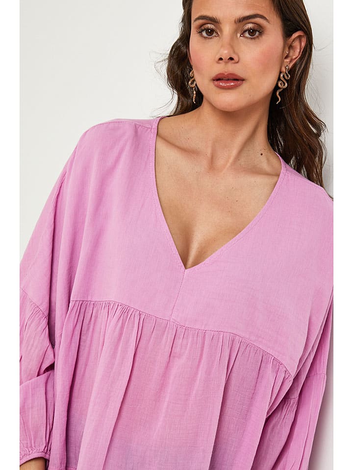 Lin Passion Rosa 948399 Bluse in Rosa - 4