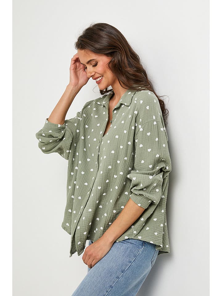 Košile Lin Passion Khaki 779273 Hemd in Khaki - 2