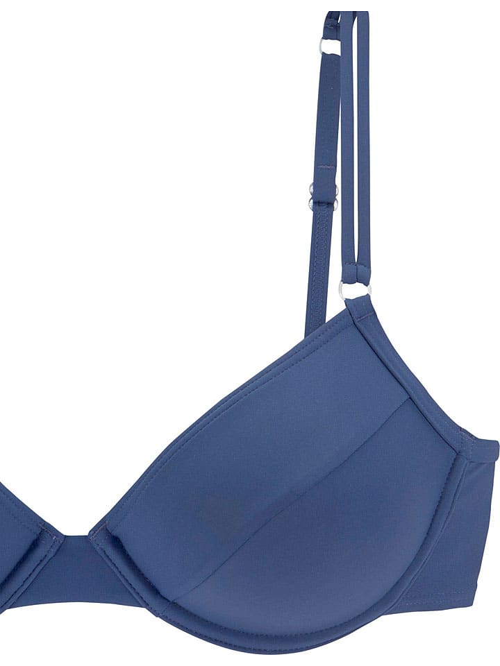 Plavky vrchní díl s.Oliver Dunkelblau 192659 Bikini-Oberteil in Dunkelblau - 3
