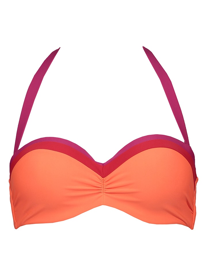Plavky vrchný diel s.Oliver Orange/ Pink 6127075
