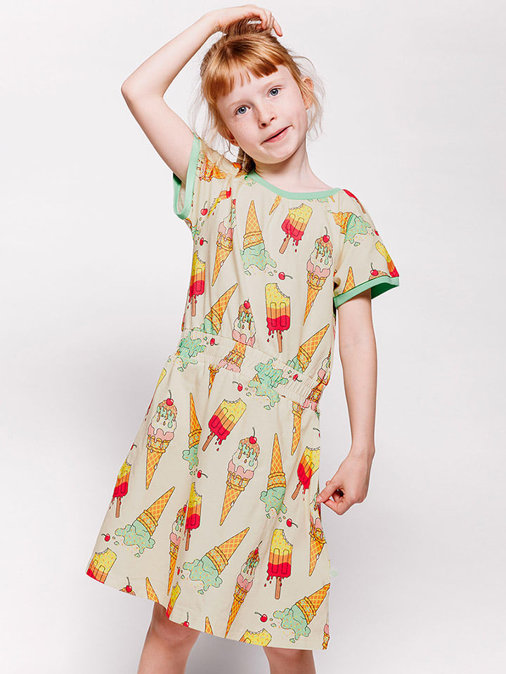 Småfolk Creme/ Bunt 4124953 Kleid "Eis" in Creme/ Bunt - 3