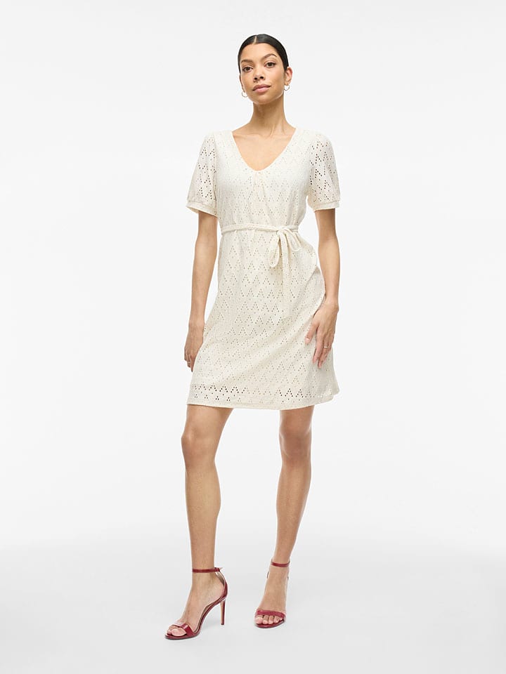 Šaty Vila Creme 5876491 Kleid "Amalina" in Creme - 2