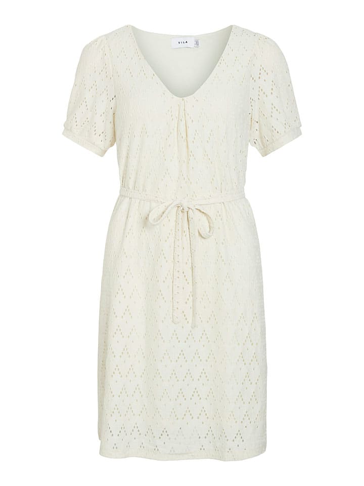 Šaty Vila Creme 5876491 Kleid "Amalina" in Creme - 6