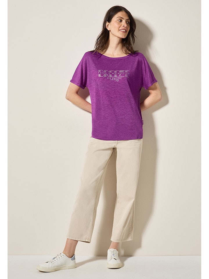 Tričko Cecil Lila 6702064 Shirt in Lila - 4