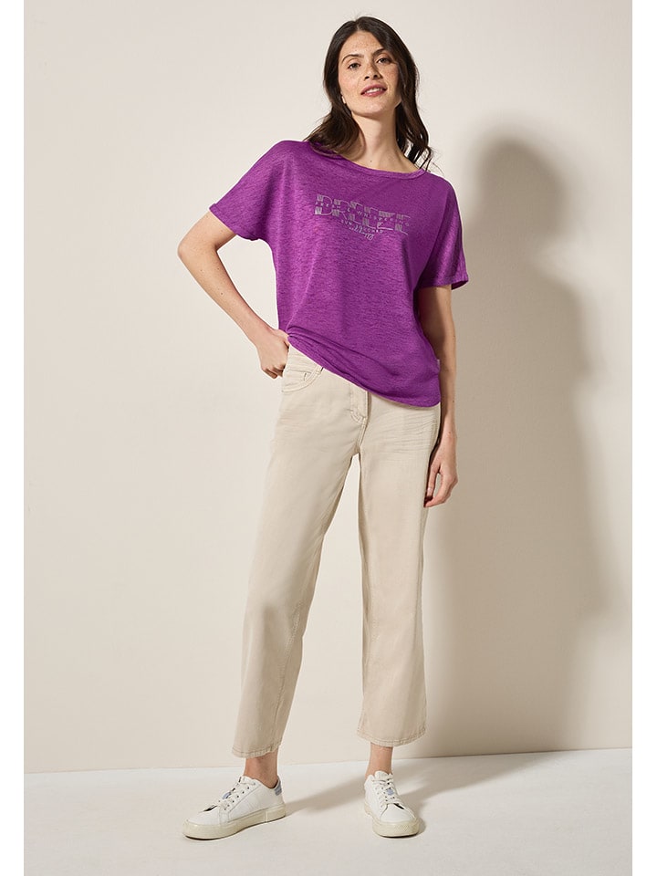 Tričko Cecil Lila 6702064 Shirt in Lila - 5