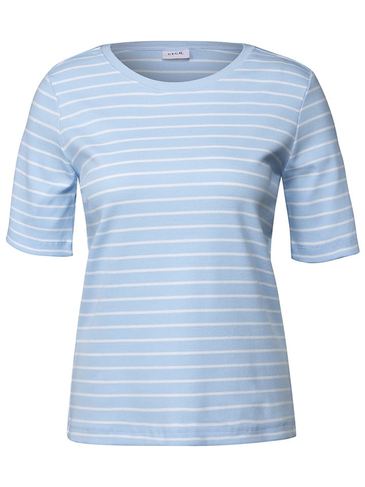 Tričko Cecil Hellblau 4283964 Shirt in Hellblau - 6