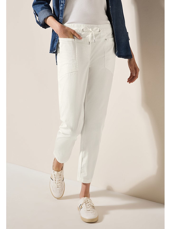 Cecil Creme 2608853 Hose in Creme - 2
