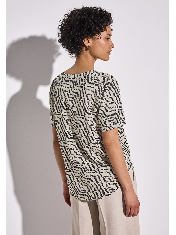Street One Beige/ Schwarz 273005 Bluse in Beige/ Schwarz - 2