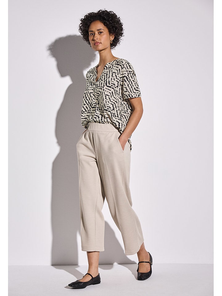 Street One Beige/ Schwarz 273005 Bluse in Beige/ Schwarz - 3