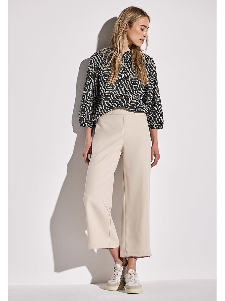Street One Schwarz/ Beige 317214 Bluse in Schwarz/ Beige - 2