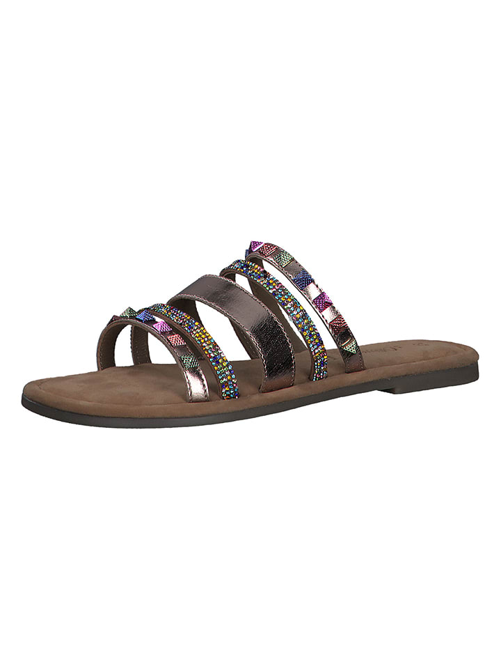 s.Oliver Bunt 4924866 Leder-Pantoletten in Bunt - 2