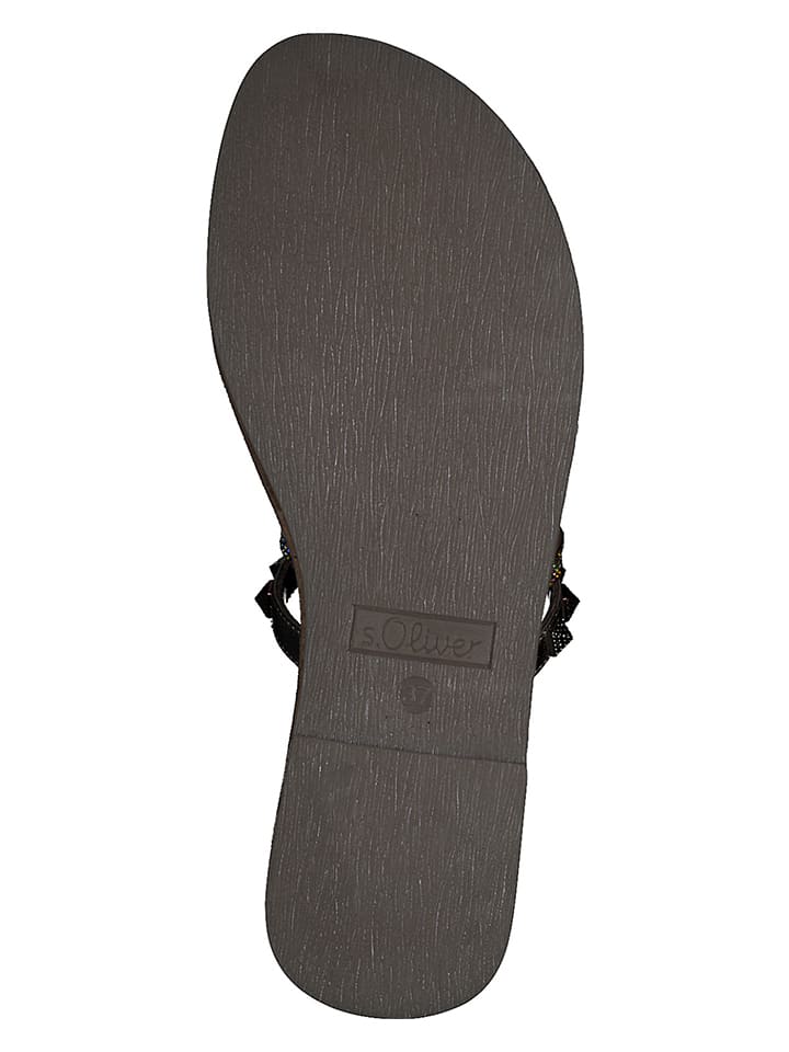 s.Oliver Bunt 4924866 Leder-Pantoletten in Bunt - 4