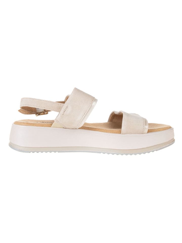 Sandály s.Oliver Beige 658828 Leder-Sandaletten in Beige - 2