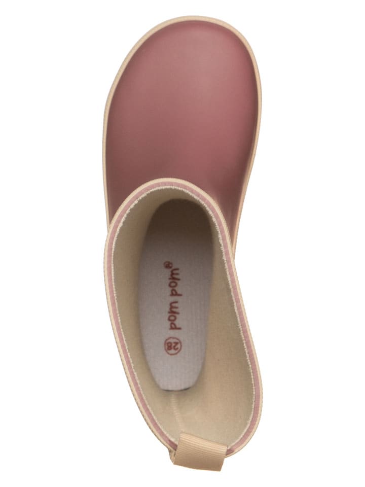 POM POM Hellbraun 4069205 Gummistiefel "Solid" in Altrosa - 4