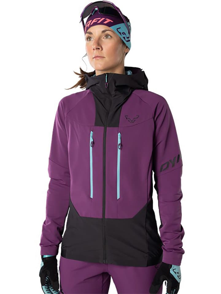 Bunda DYNAFIT Lila/ Schwarz 9871686 Softshelljacke "TLT DST" in Lila/ Schwarz - 3