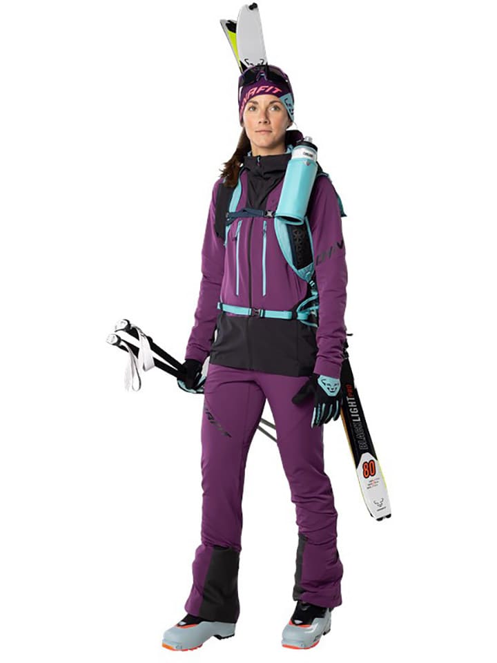Bunda DYNAFIT Lila/ Schwarz 9871686 Softshelljacke "TLT DST" in Lila/ Schwarz - 4