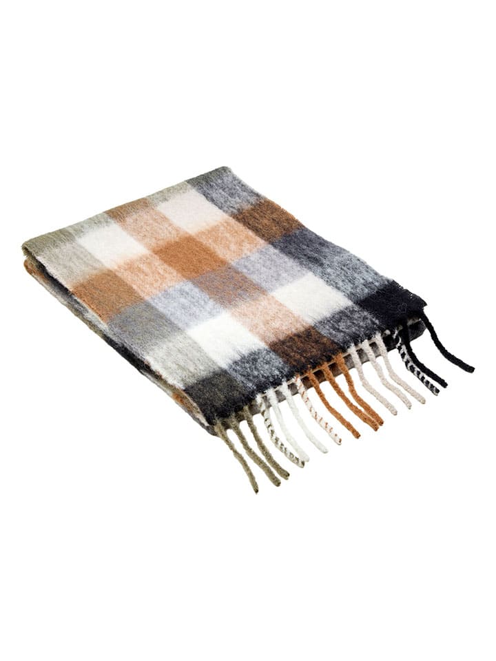 Becksöndergaard Bunt - (L)200 x (B)35 cm 4933546 Woll-Schal "Check Anilopa" in Bunt - (L)200 x (B)35 cm - 2